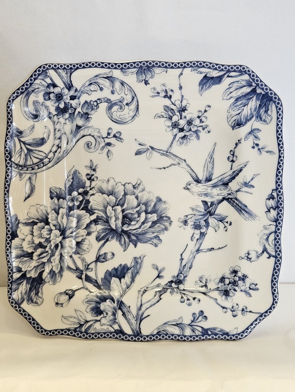 Adelaide Blue & White Salad Plate.